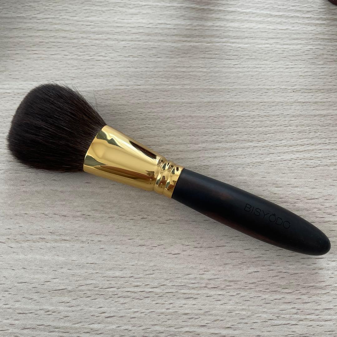 【ウエダ美粧堂化粧筆】フィニッシングパウダーブラシ（丸平）G-F-01