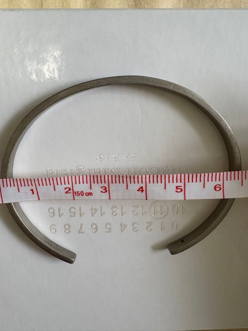 #メゾンマルジェラ Maison Margiela 数字刻印 ブレスレット 美品
