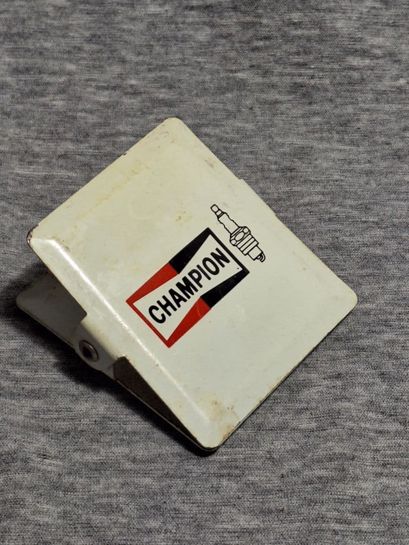 レア 50's～ チャンピオンプラグ ヴィンテージ クリップ マグネット 当時物