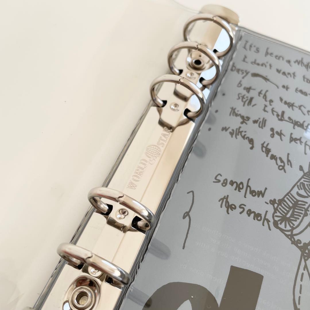 早い者勝　韓国　貯金　バインダー　カバー　A6 pvc diarium No.4