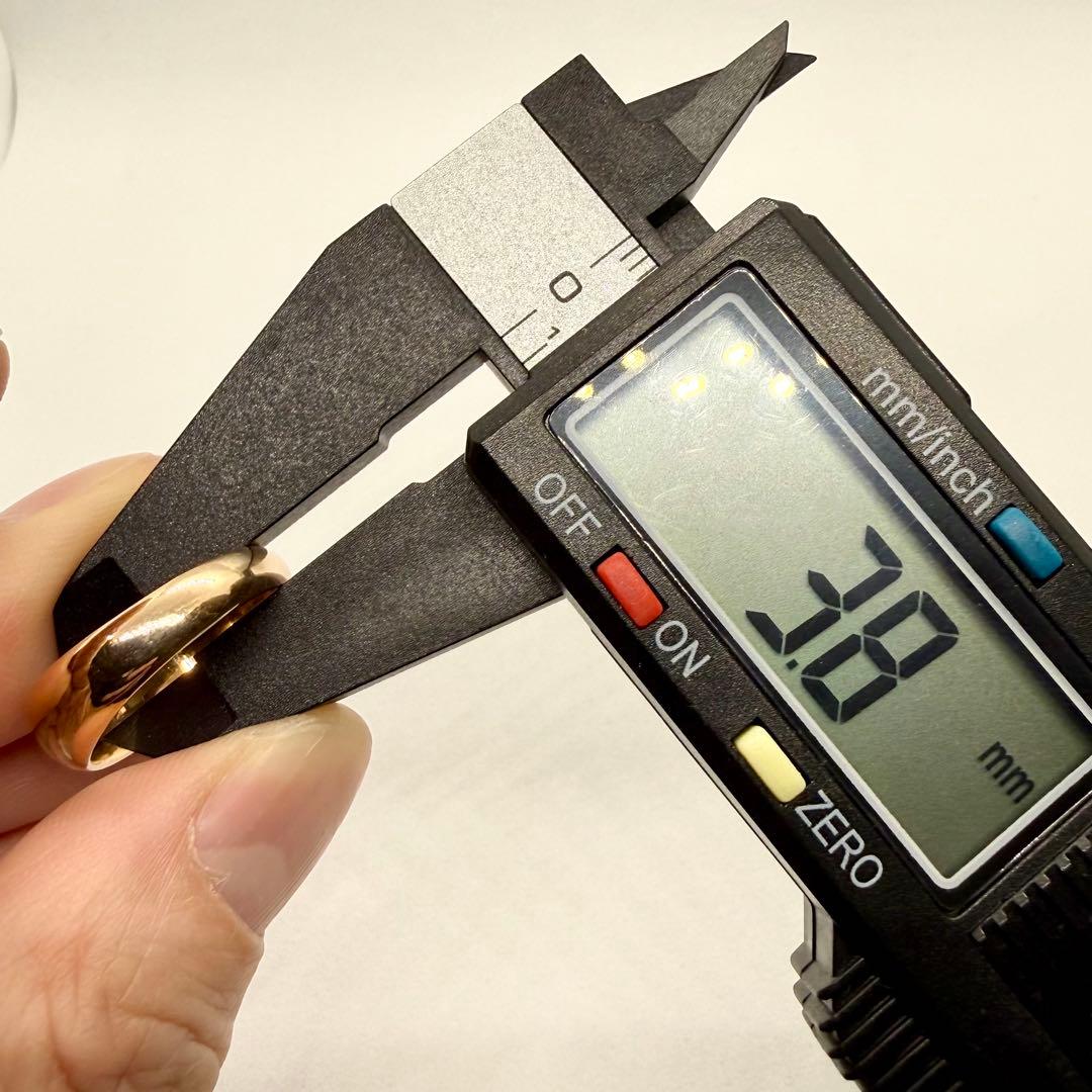 K.A.Y.R.KK18 中丸リング 15号 5.88g 地金リング