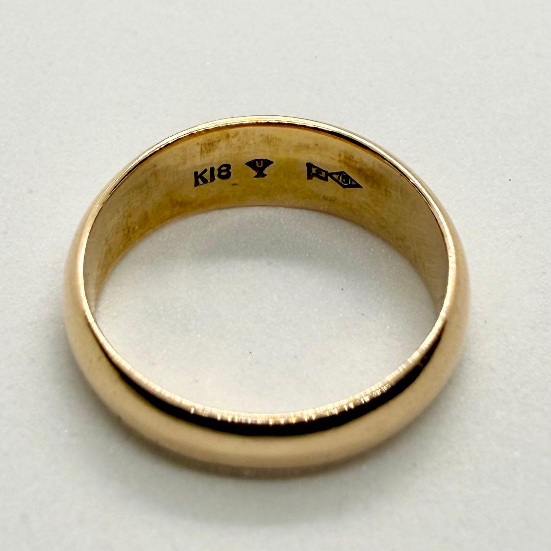 K.A.Y.R.KK18 中丸リング 15号 5.88g 地金リング