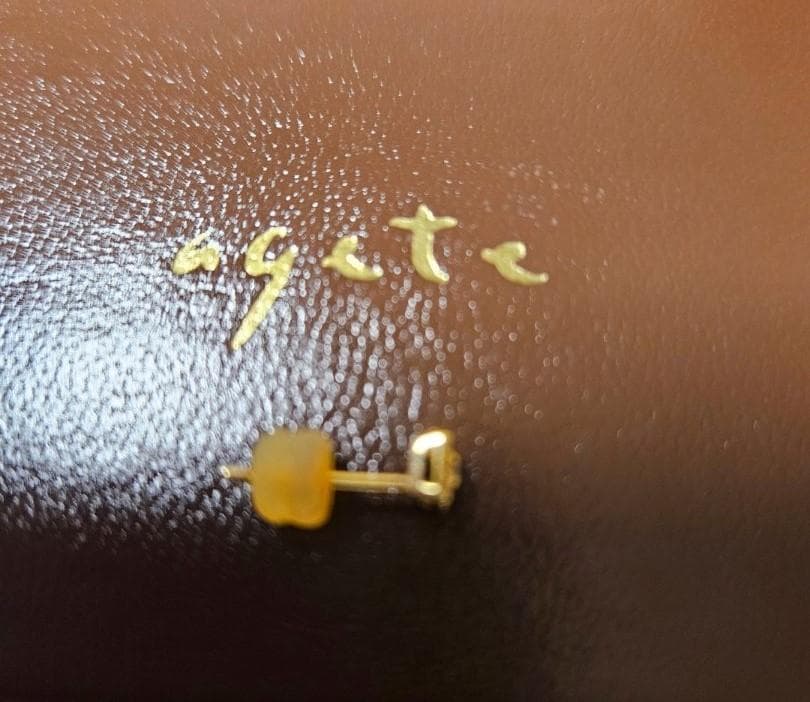 ◆ヴァンドーム青山 ピアス K18YG ダイヤモンド 繊細 アガット好きにも◎