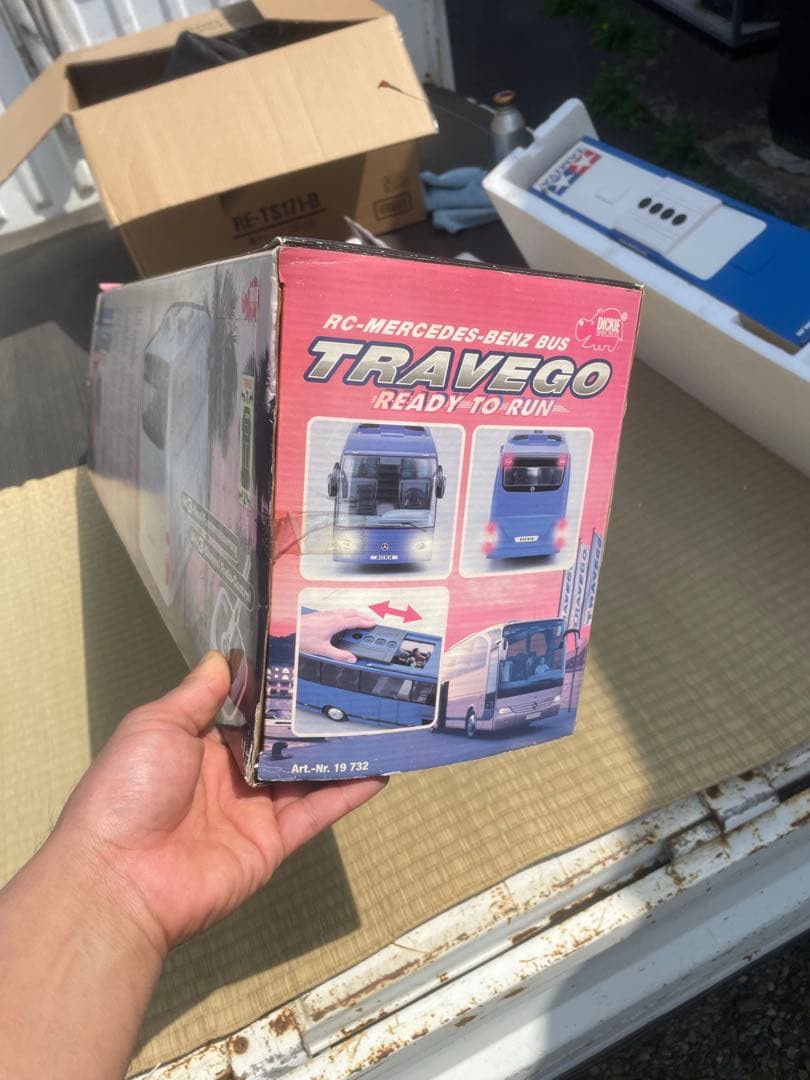 タミヤ　RC 電動ラジオコントロールカー　ラッピングバス　完成品　開封　未使用品