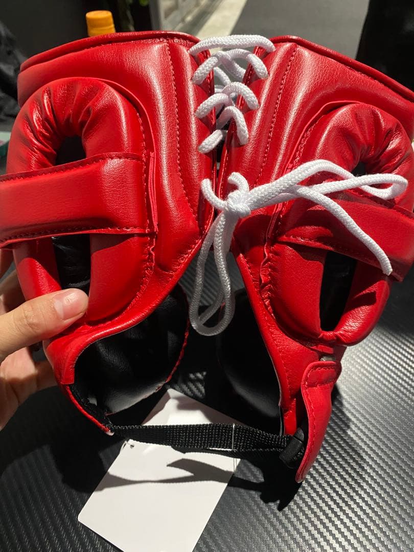 Winning ヘッドギア 赤 Mサイズ