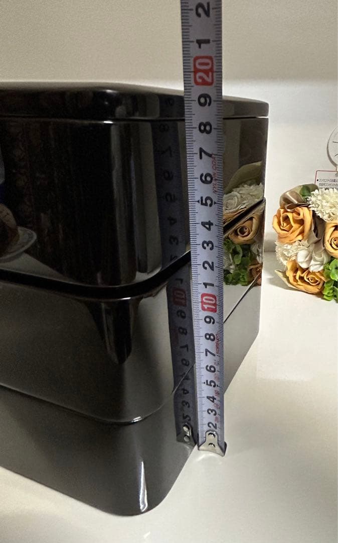 輪島塗　天然木製 三段重箱