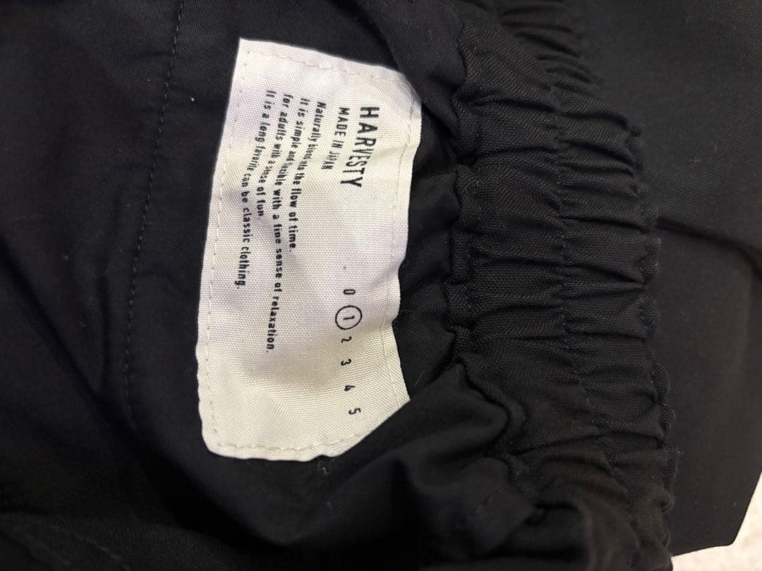 HARVESTY ハーベスティ　別注 サーカススラックスパンツ ブラック