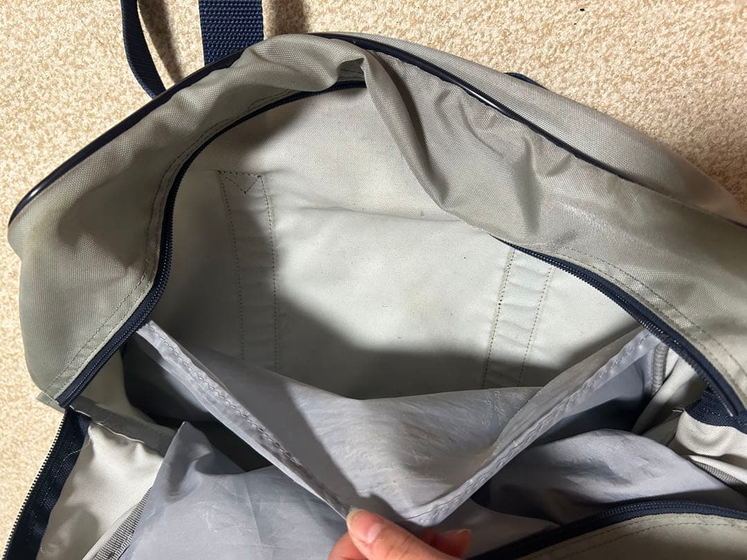 ワッぺ 旧ワッぺ スクバ グレー 中古品 キーホルダー付き♡