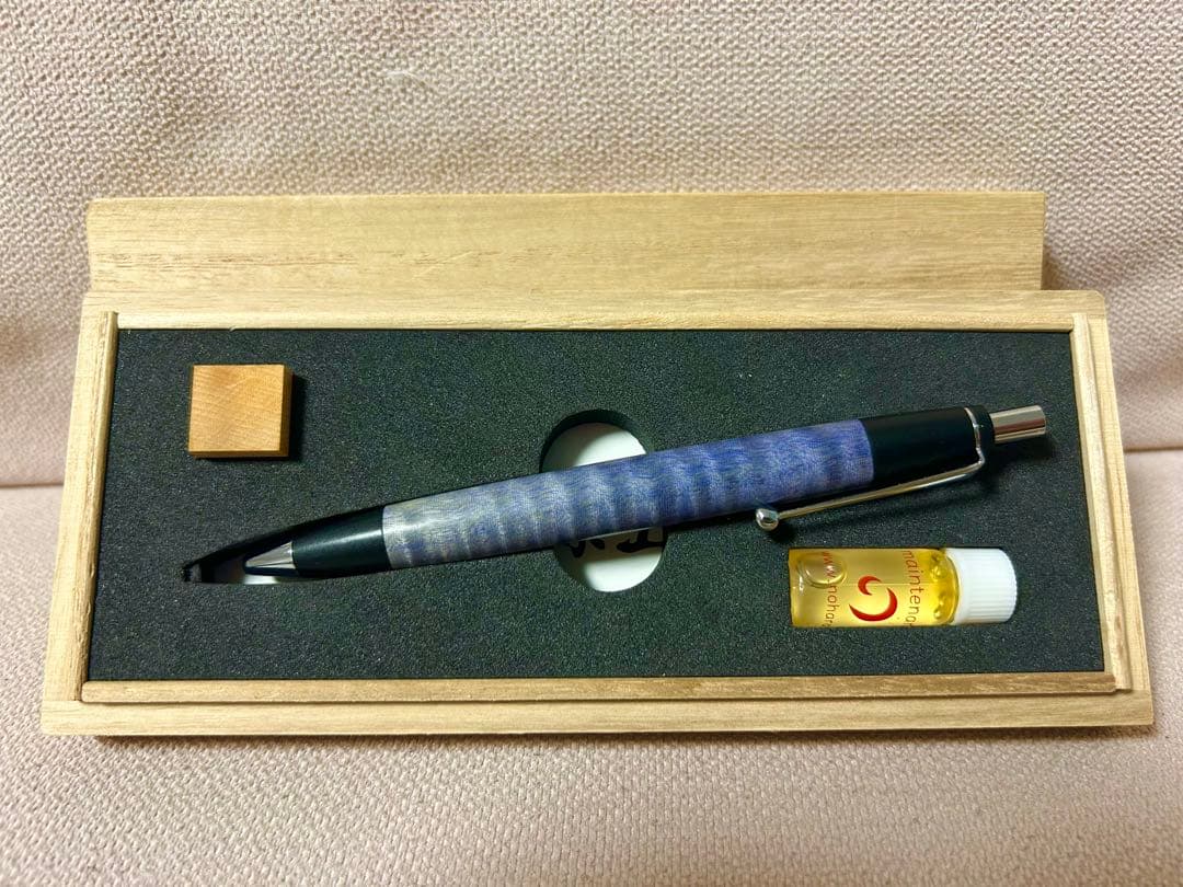 野原工芸 スタビライズウッド 栃縮杢 スタンダードボールペン