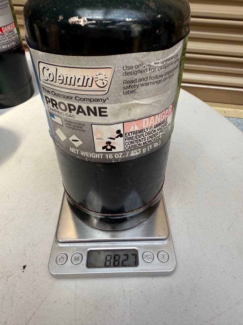 プロパンガス US コールマン coleman ガス缶　満タン　5個セット