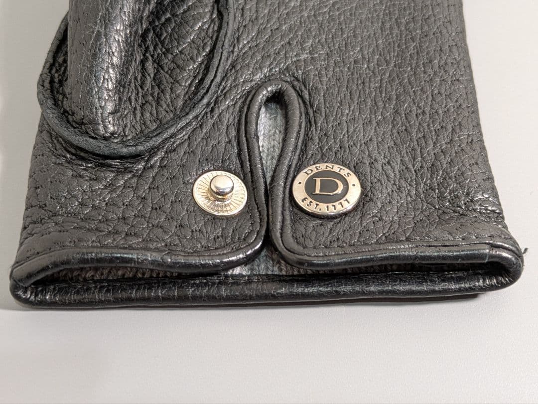 DENTS ペッカリー グローブ カシミヤライニング 黒