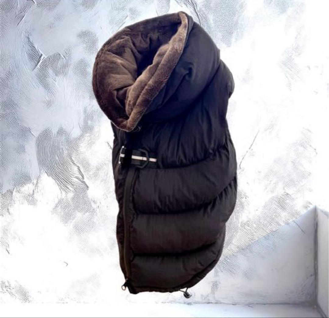 フレンチブルドッグ用 ブラックダウンジャケット USHH