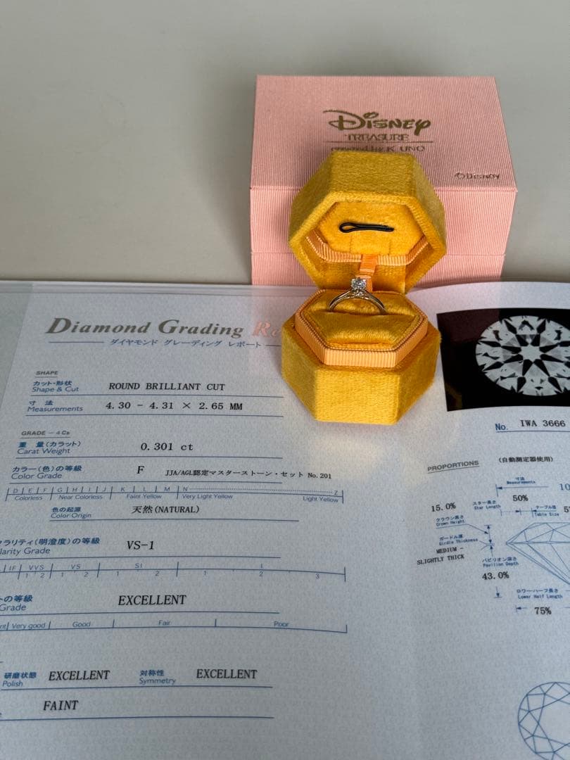 【K.UNO】The Enchanted Rose 『美女と野獣』婚約指輪