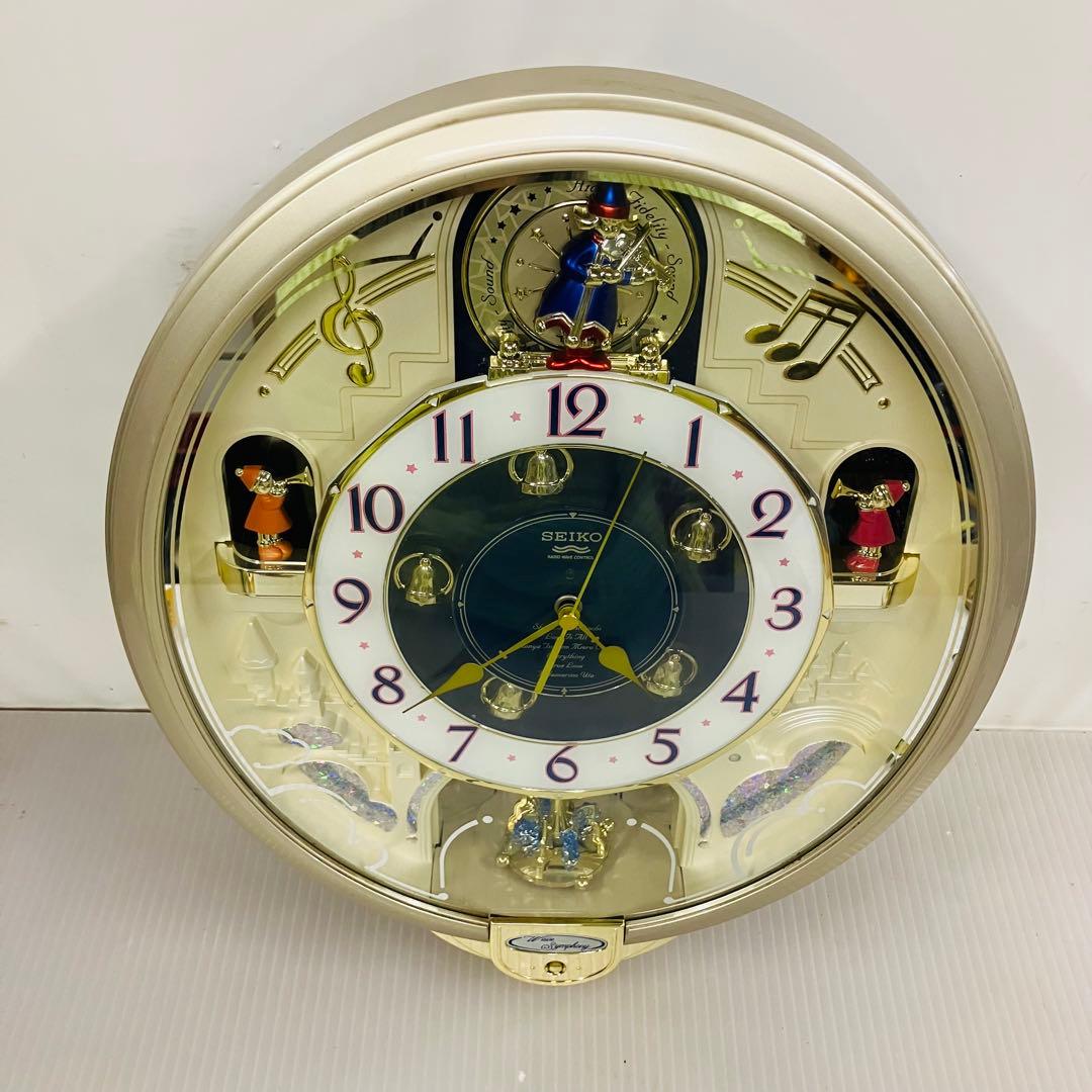 1RR1 SEIKO 電波時計 ウェーブシンフォニー RE555S からくり時計