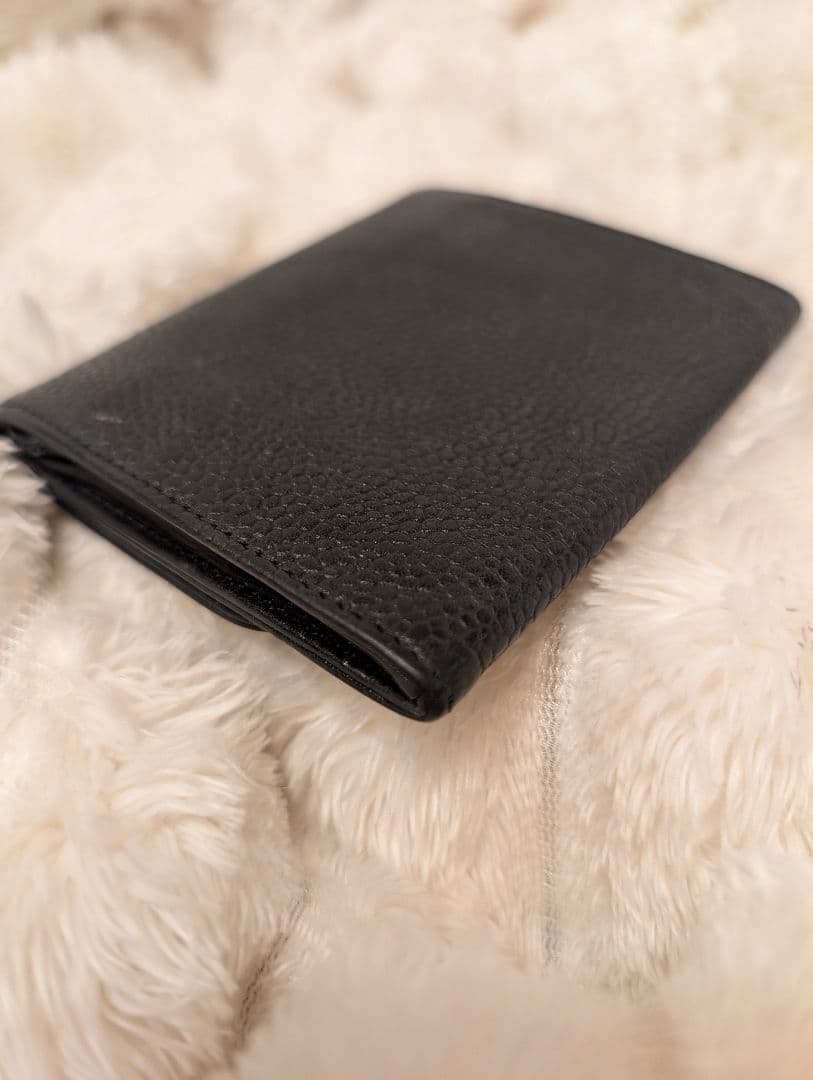 CHANEL ブラック レザー 財布 ケース