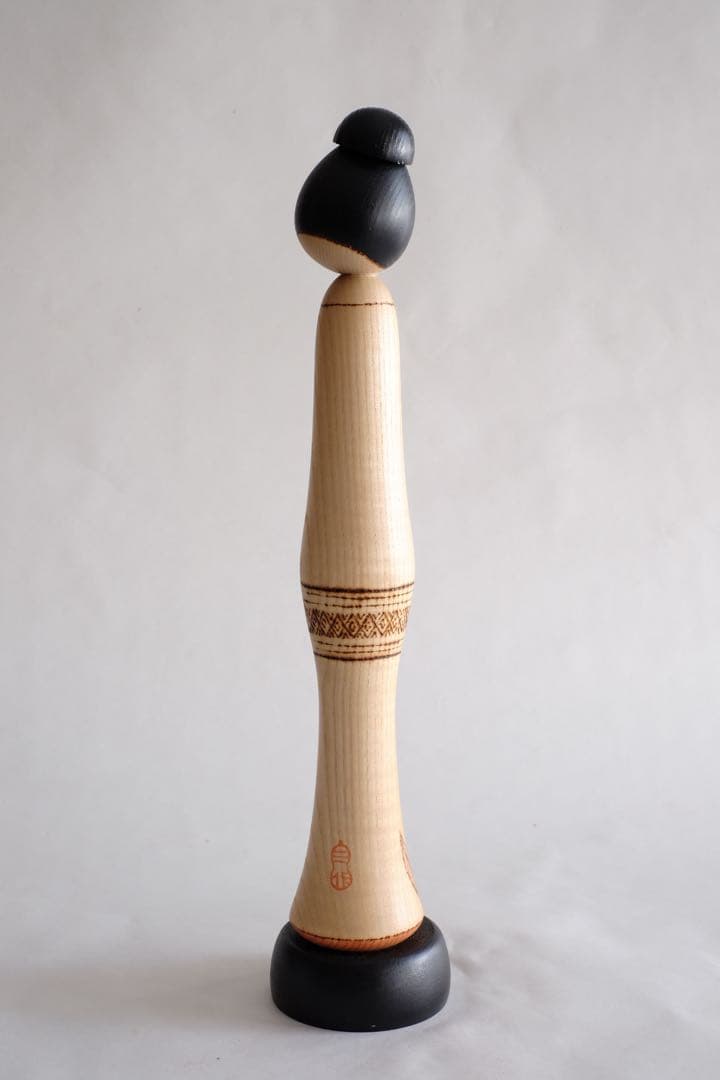 創作こけし　関口三作　粋　36.5cm　KokeshiDoll