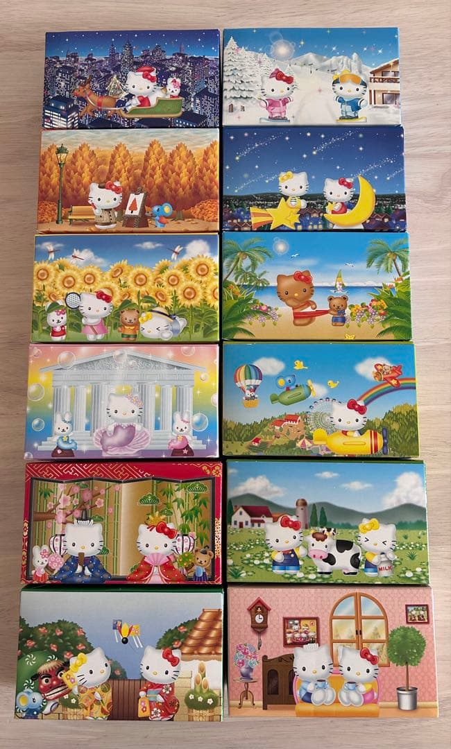 ハローキティ　プチリウムフィギュア