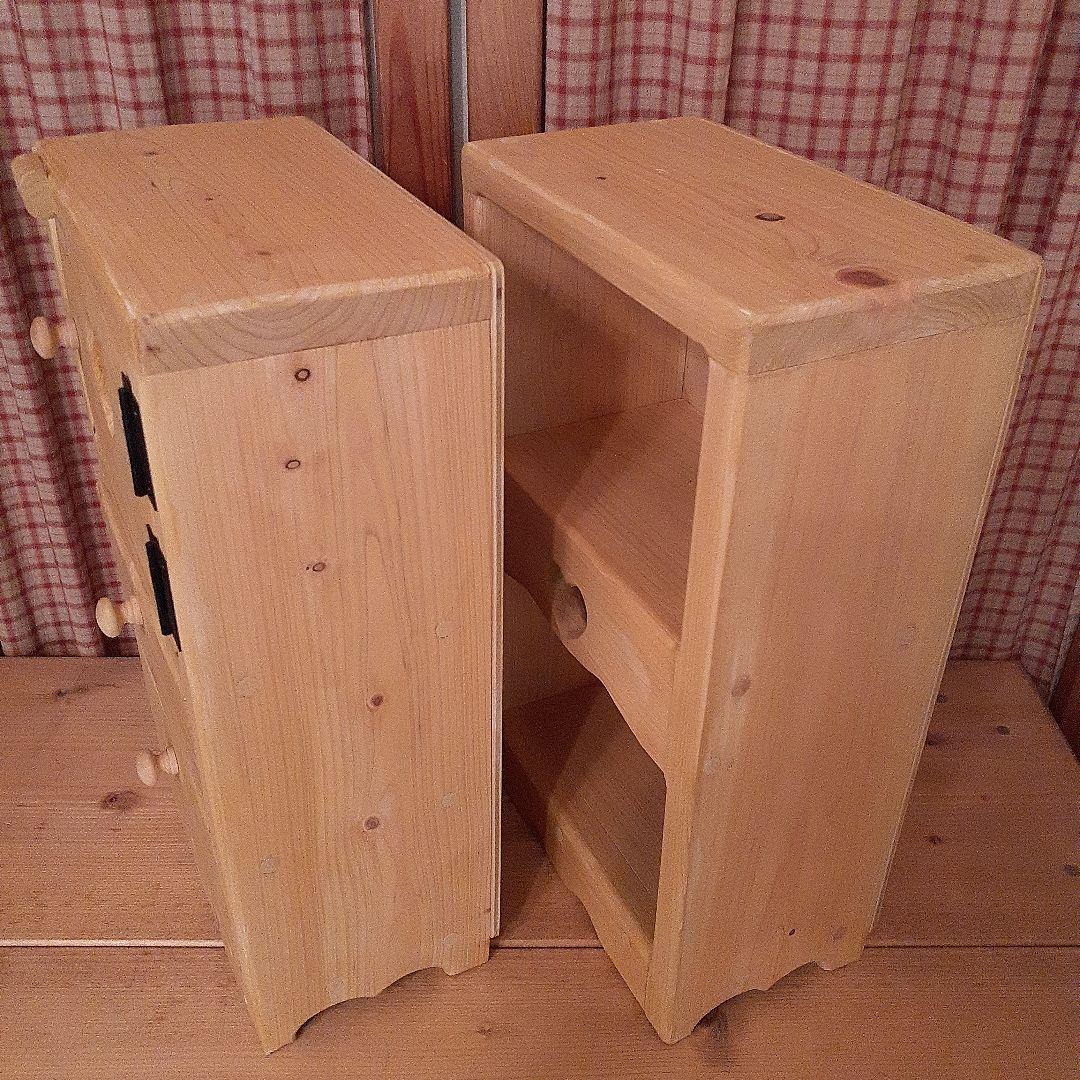 C73.カントリー家具(ライトオーク色)2点セット