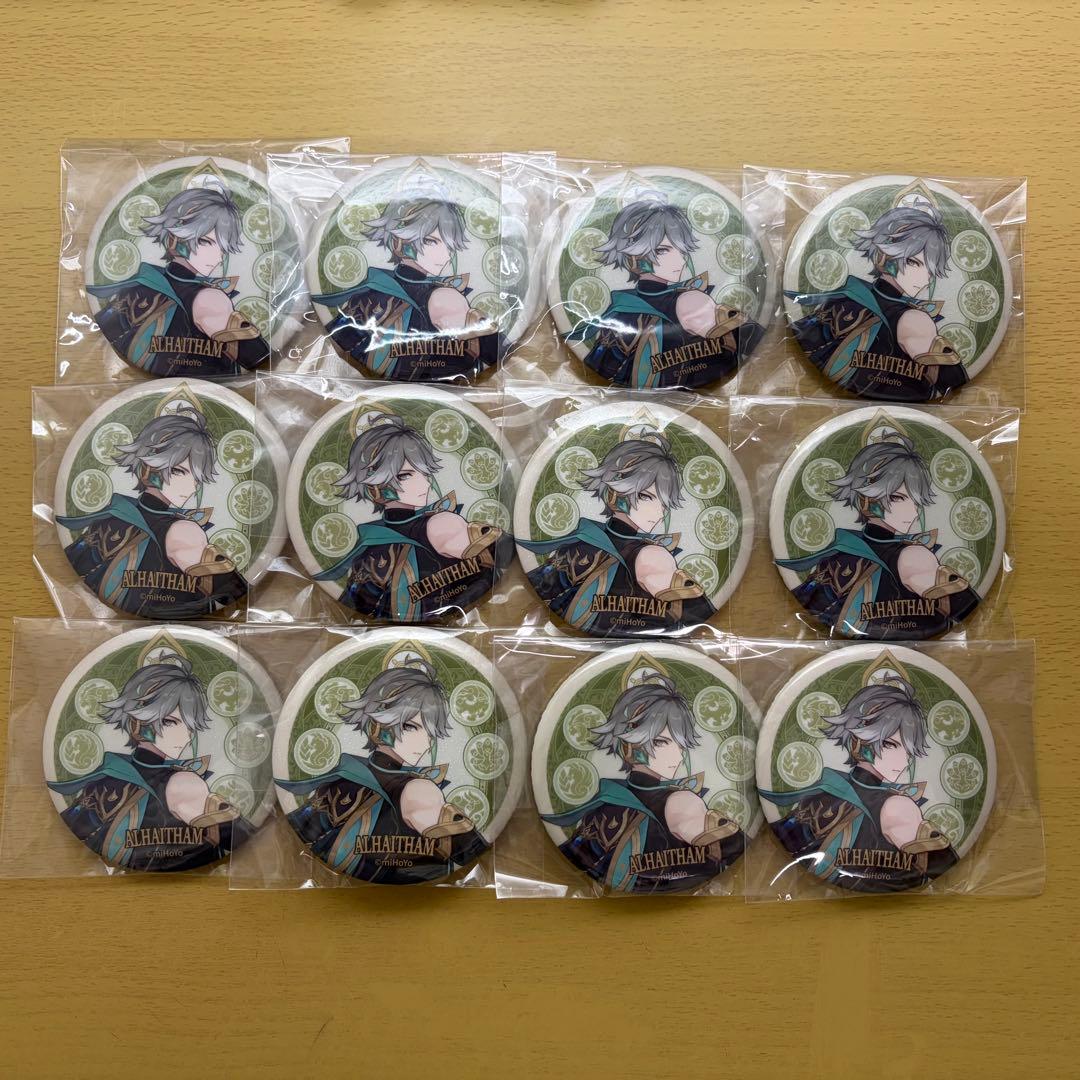 原神 アルハイゼン 缶バッジ 4種類 32個