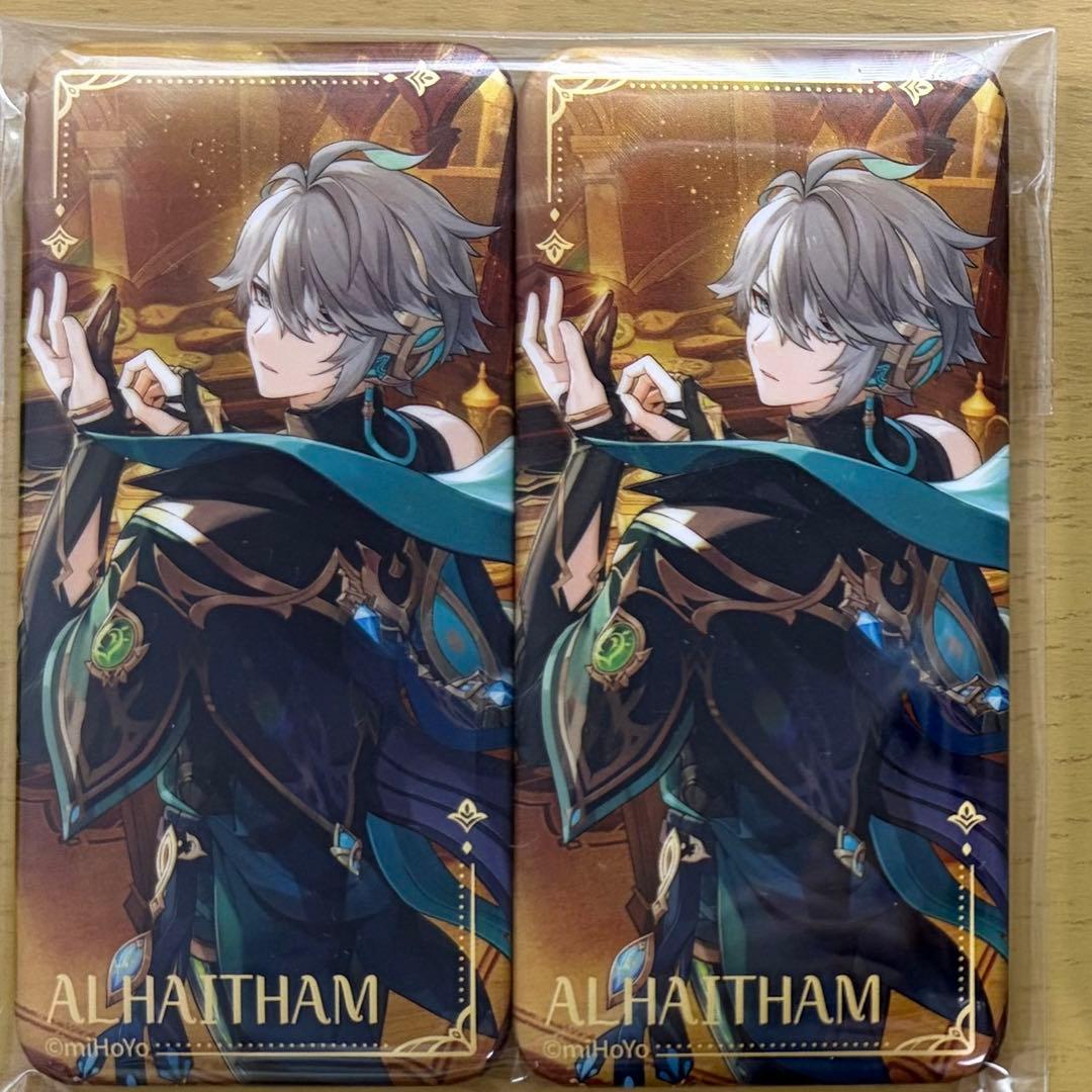 原神 アルハイゼン 缶バッジ 4種類 32個