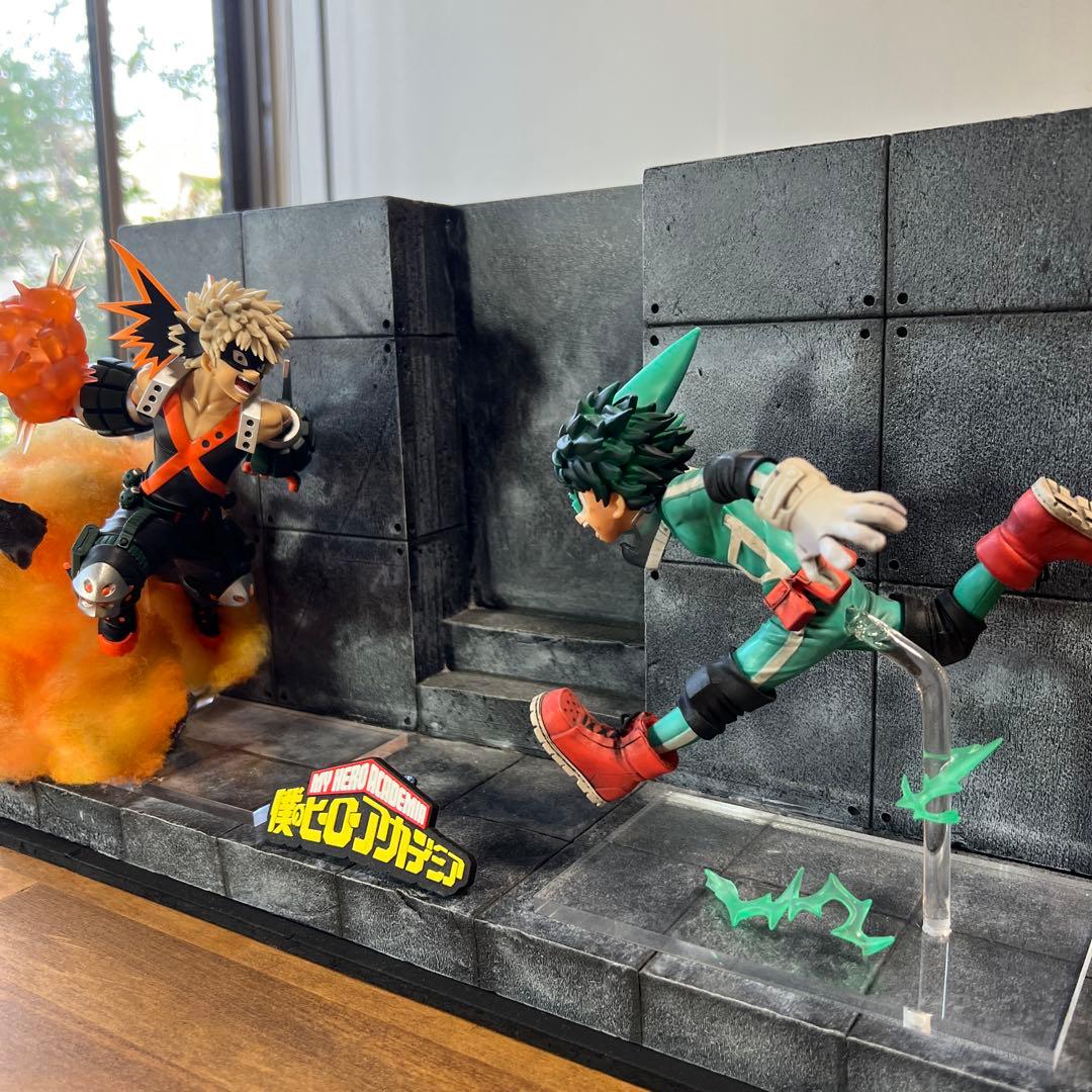 『デクvs 爆轟』　僕のヒーローアカデミア　ジオラマ