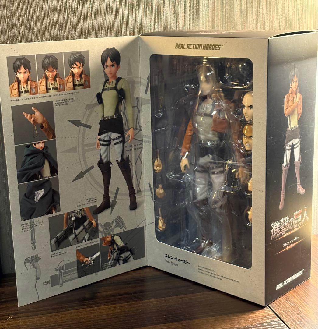 進撃の巨人　エレン・イェーガー　フィギュア　リアルアクションヒーローズ　訳あり品