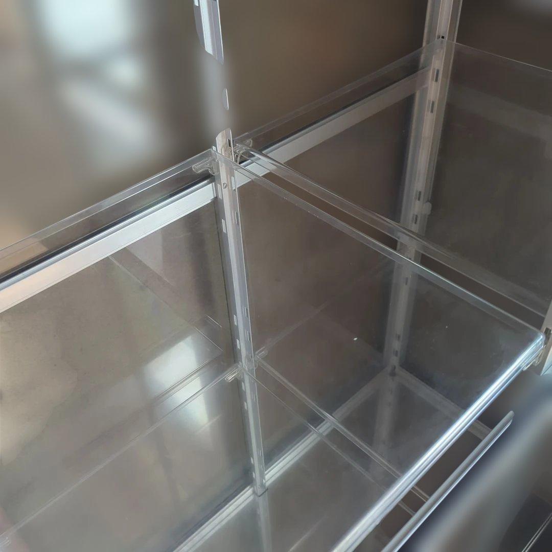 大型　ガラスショーケース 　コレクションケース　可動棚