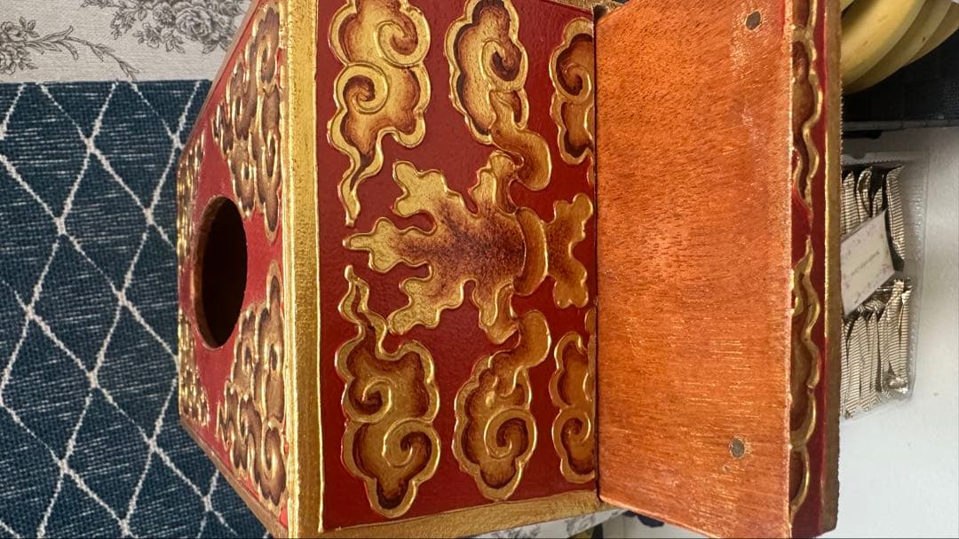 木のものから　ハンドメイド　ティッシュボックス