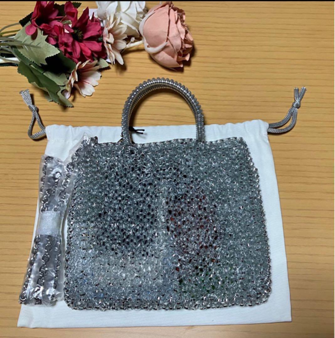 【新品☆未使用☆タグ付】フェイラー アンテプリマ/スクエア スモール/シルバー☆