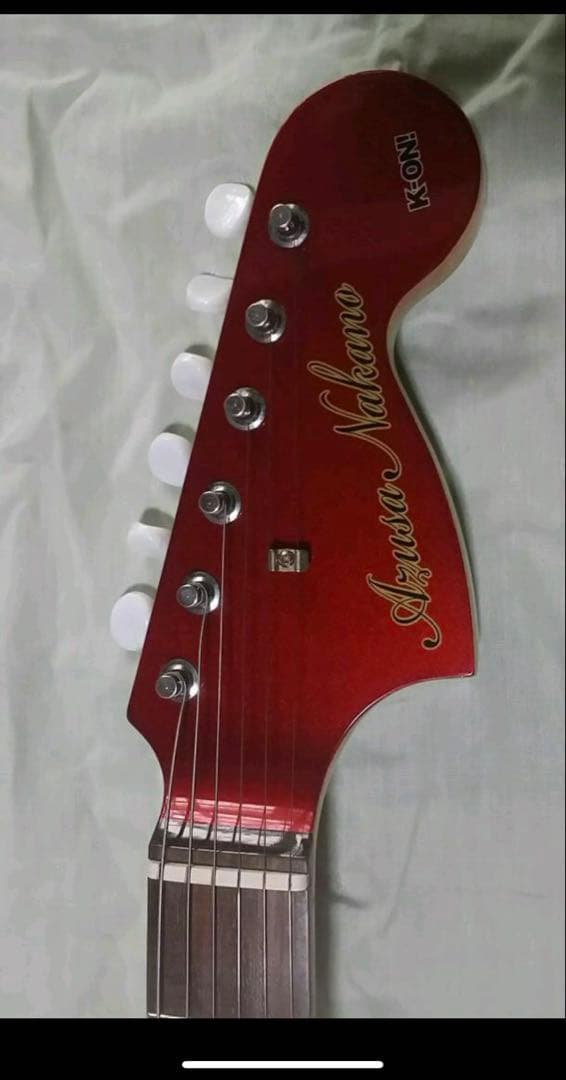 けいおん 中野梓モデル ムスタング エレキギター 赤 ボディ