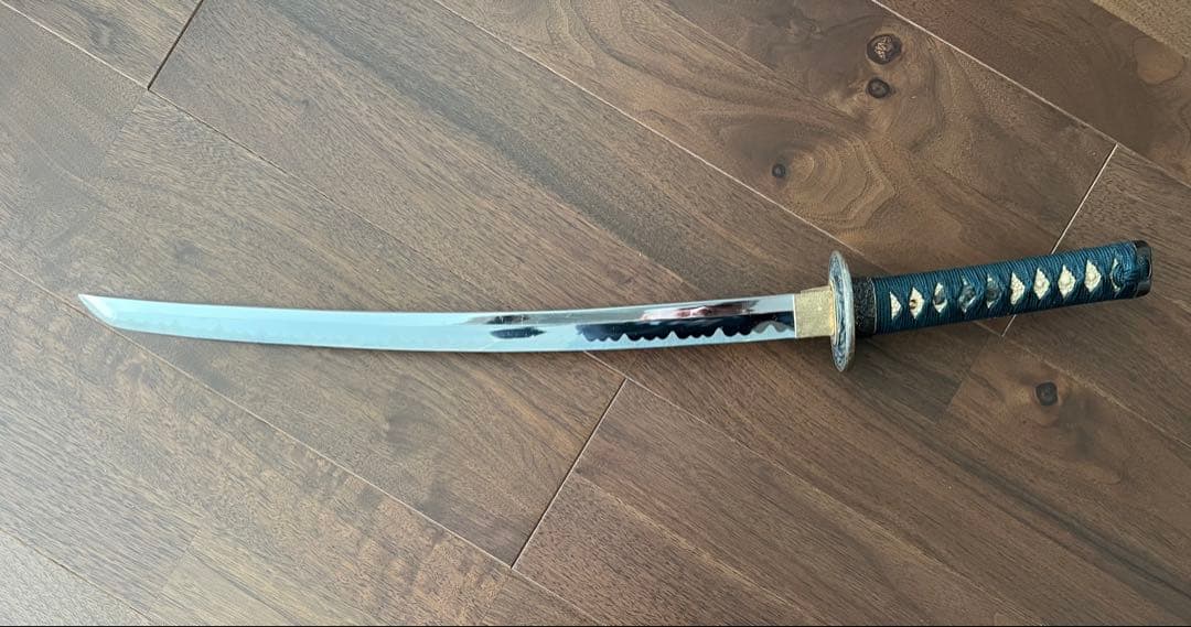 アンティーク模造刀 合金メッキ 刃文 コスプレ 時代劇