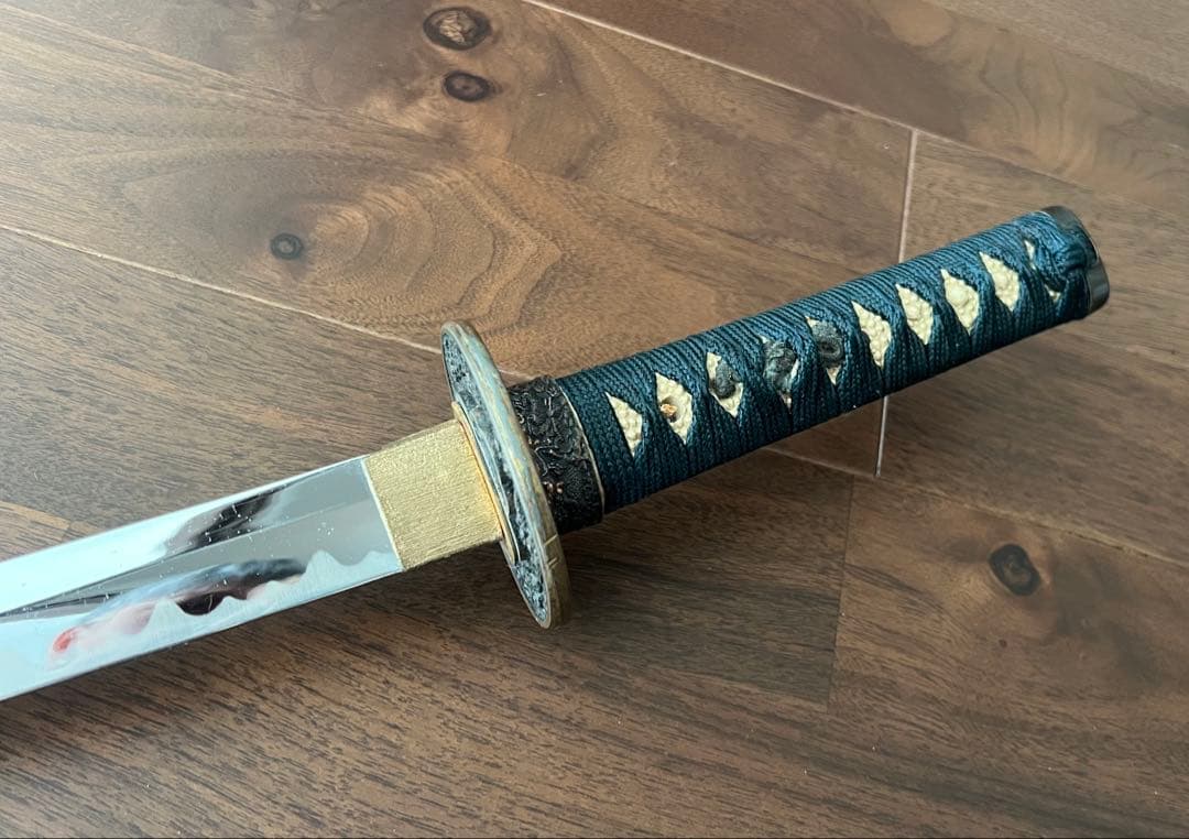 アンティーク模造刀 合金メッキ 刃文 コスプレ 時代劇