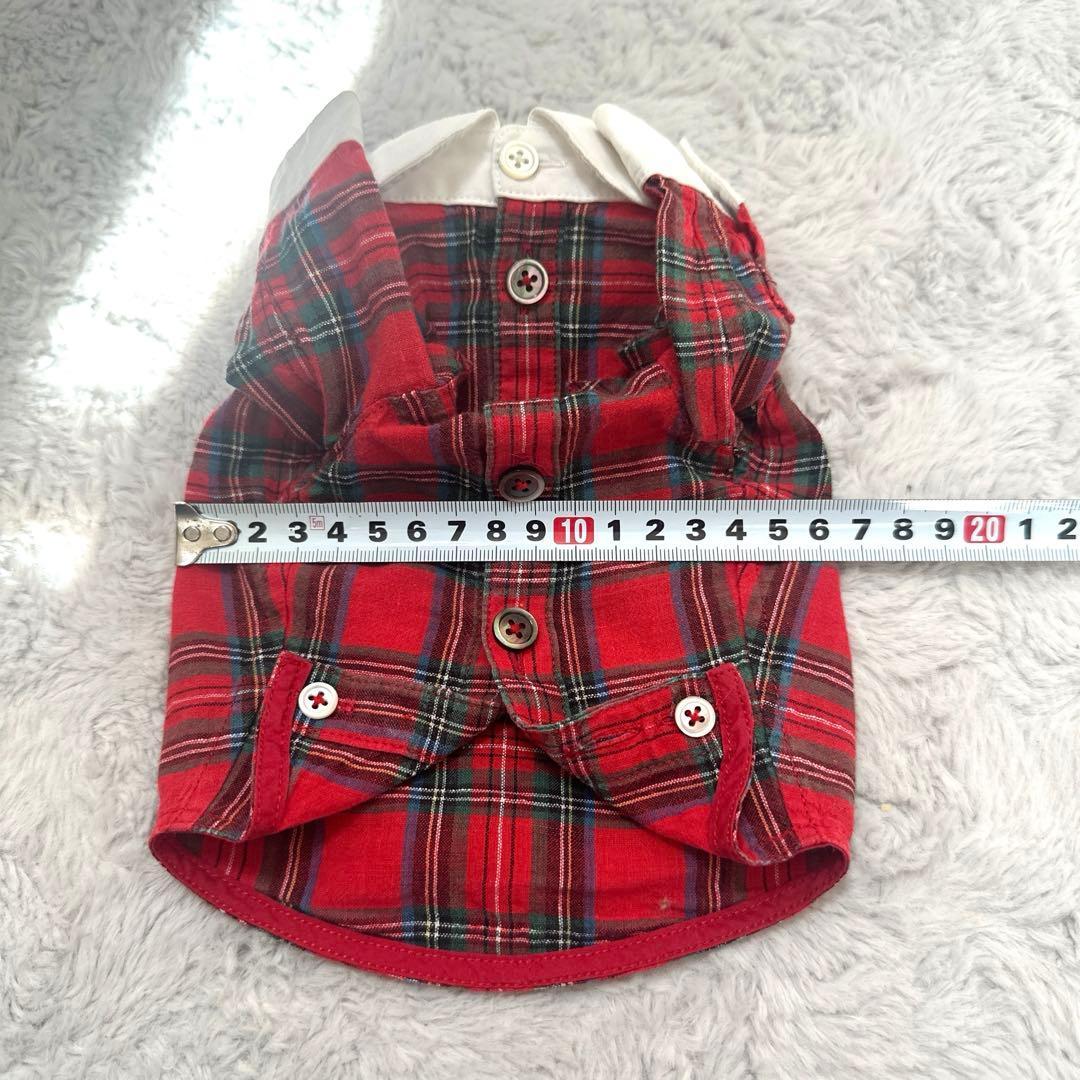 アトリエgg 赤チェックシャツ　19ハーフ