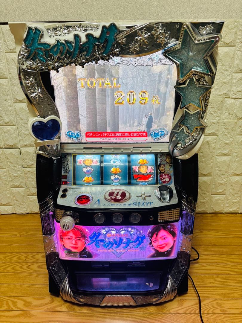 【動作良好♪】パチスロ実機　冬のソナタ