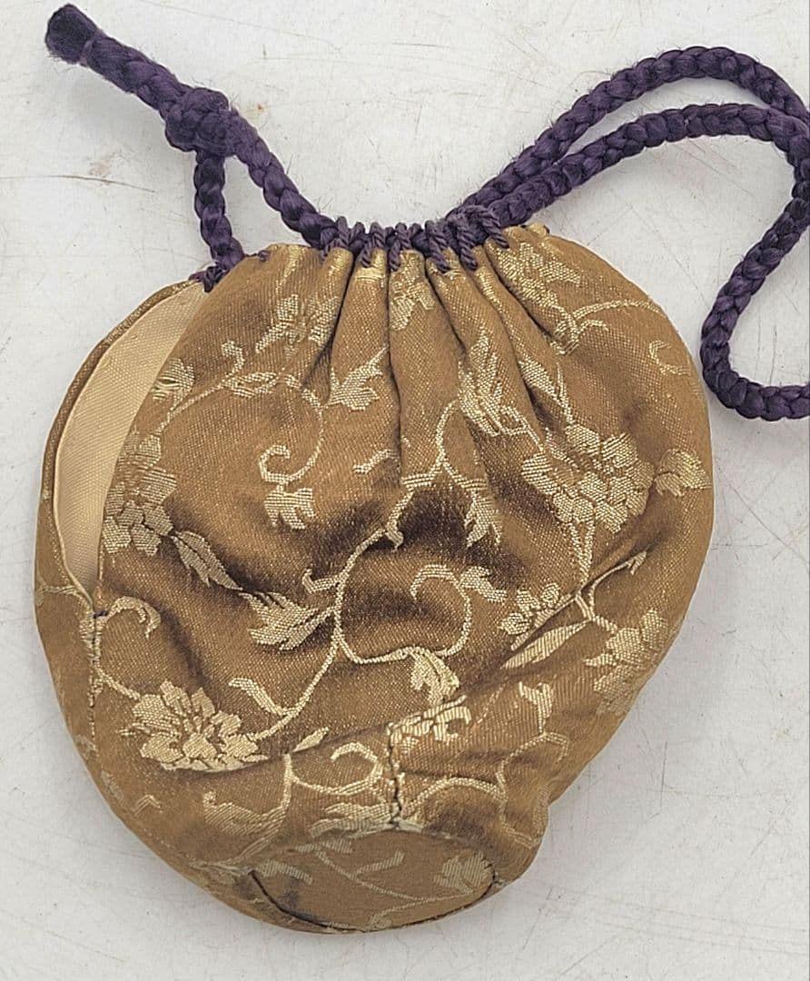 瀬戸焼　茶入れ　仕服　合わせ箱　茶道具　骨董品、美術品　時代物