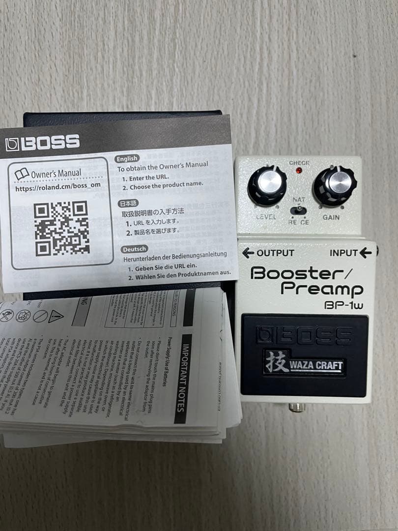 BOSS WAZA CRAFT BP-1W ブースター プリアンプ