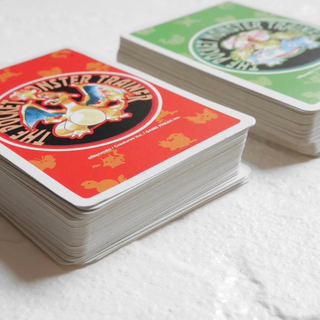 ポケモン　トランプ　赤 緑　ポケットモンスター　任天堂　当時物　初期　1996年