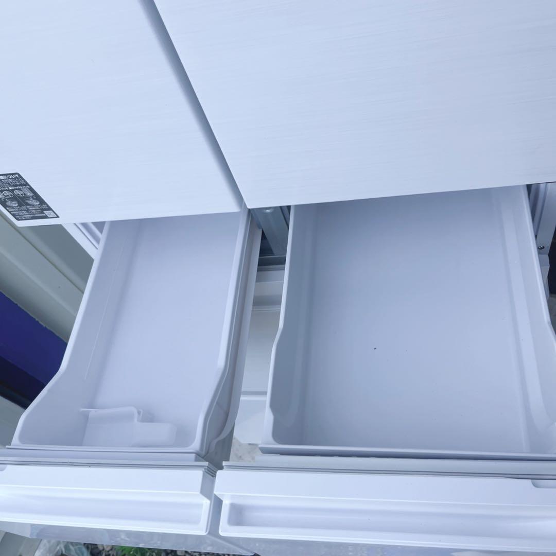 取付無料！最新2025年製日立まるごとチルドおしゃれホワイト6ドア冷蔵庫！洗濯機