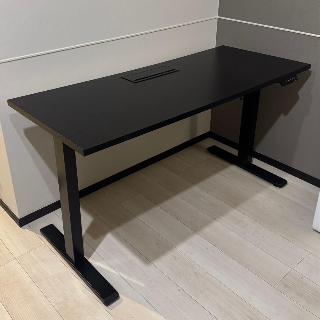 【美品】 FlexiSpot EF1 電動昇降デスク 140×60cm ブラック