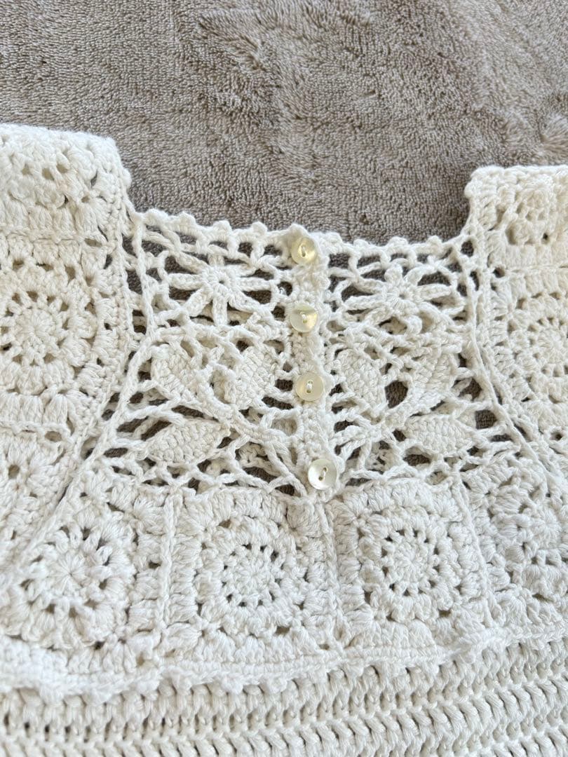 トップス marno Chloe knit tops white