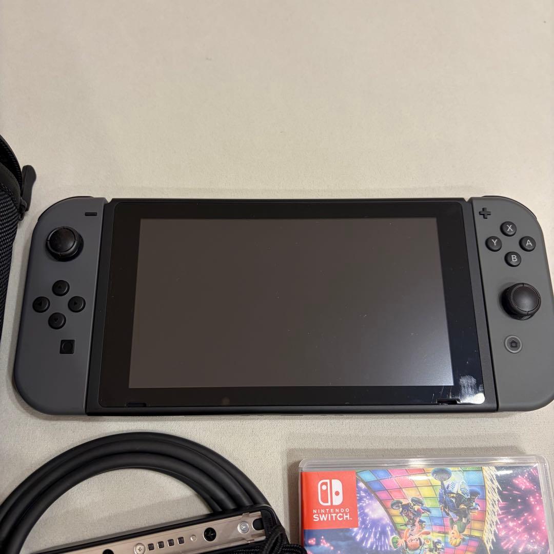 Nintendo Switch 本体 グレー マリオカート同梱
