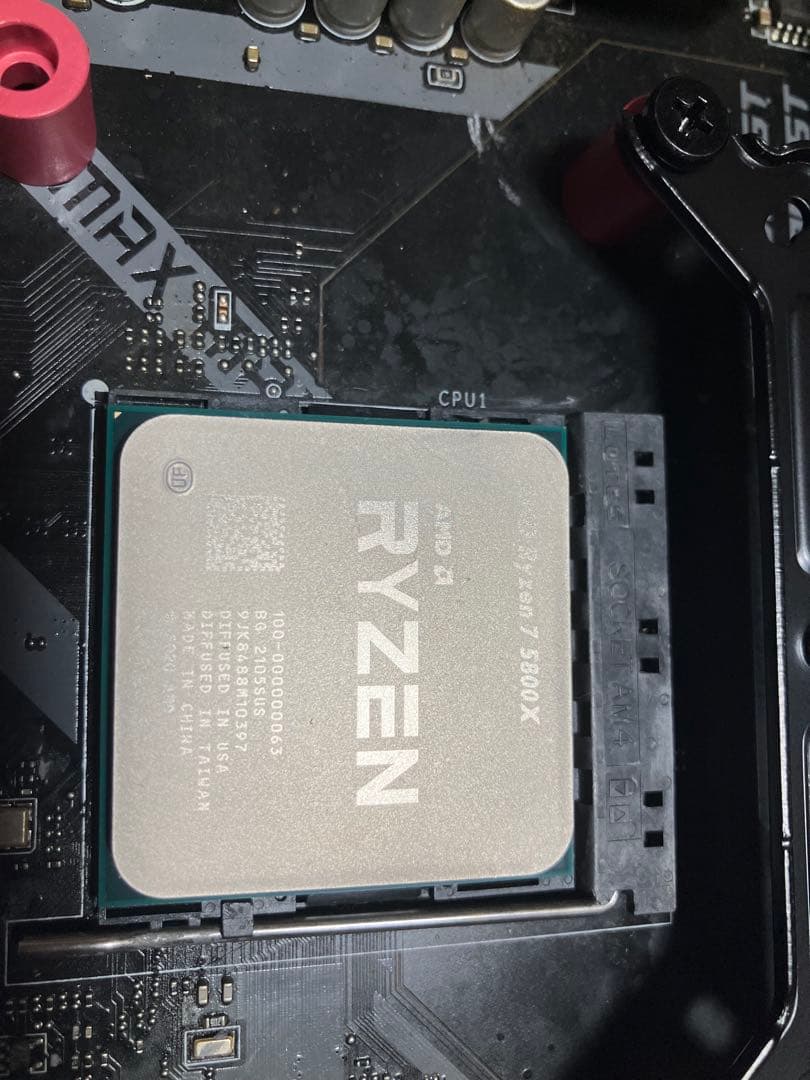 Ryzen 7 5800X + X570Sマザー+メモリ+クーラー