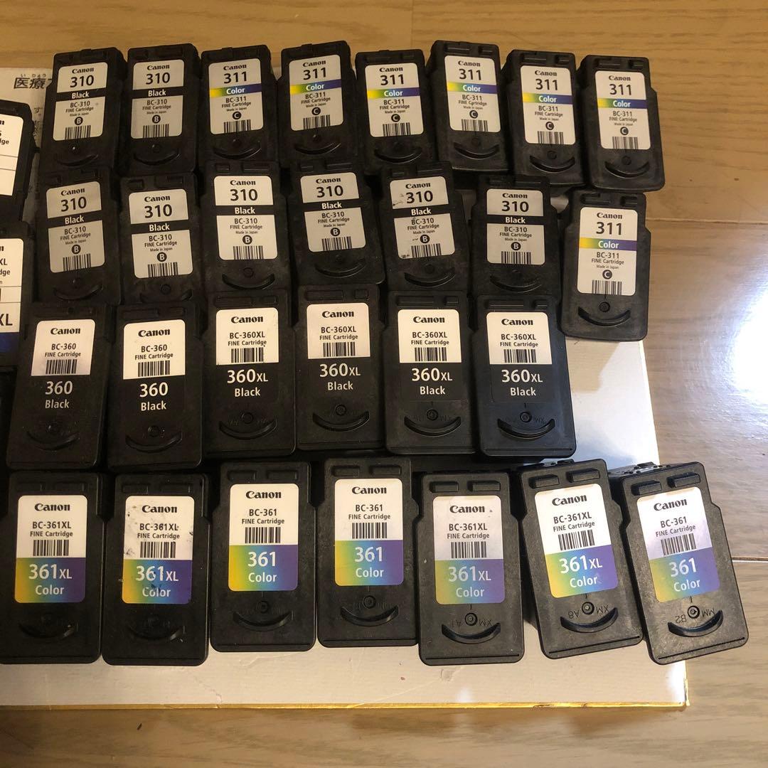 使用済みCanon純正 インクカートリッジセット 48個