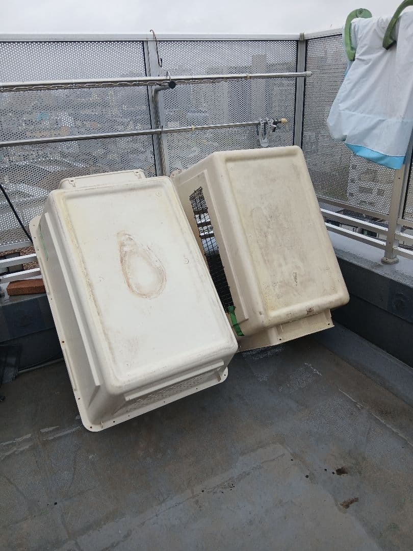 大型犬用プラスチック製犬用ケージ(直接引取可能)