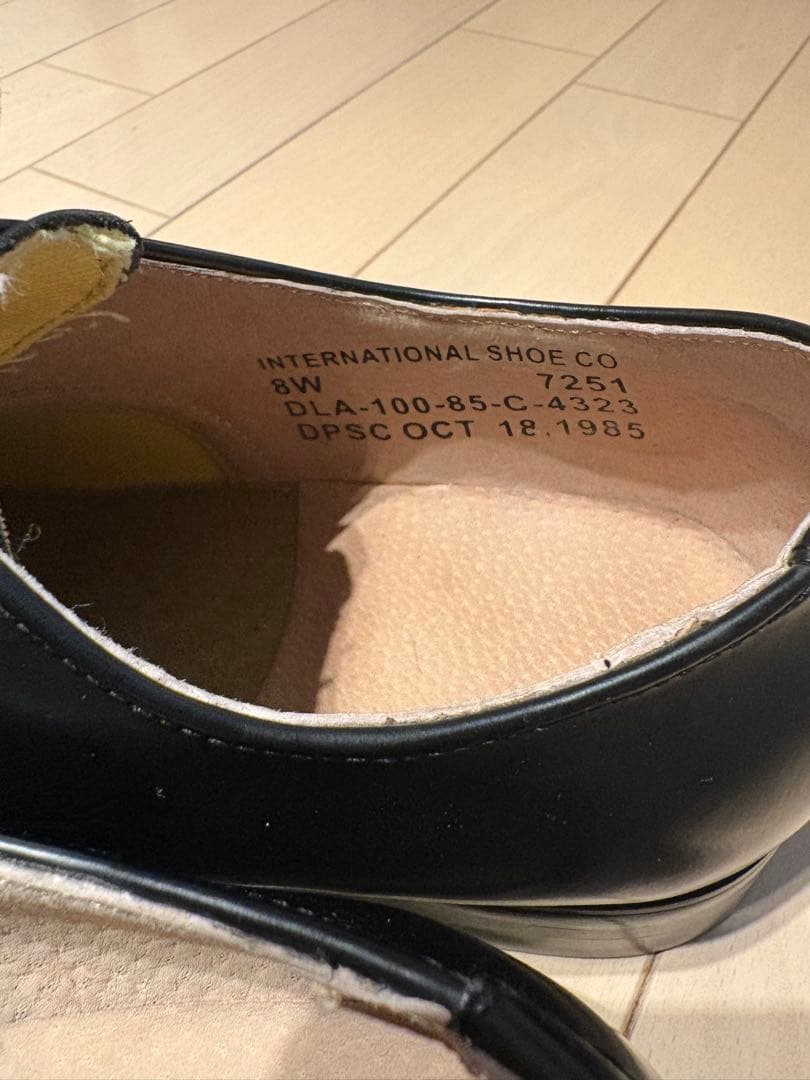 【80s US NAVY サービスシューズ / 1985年製】