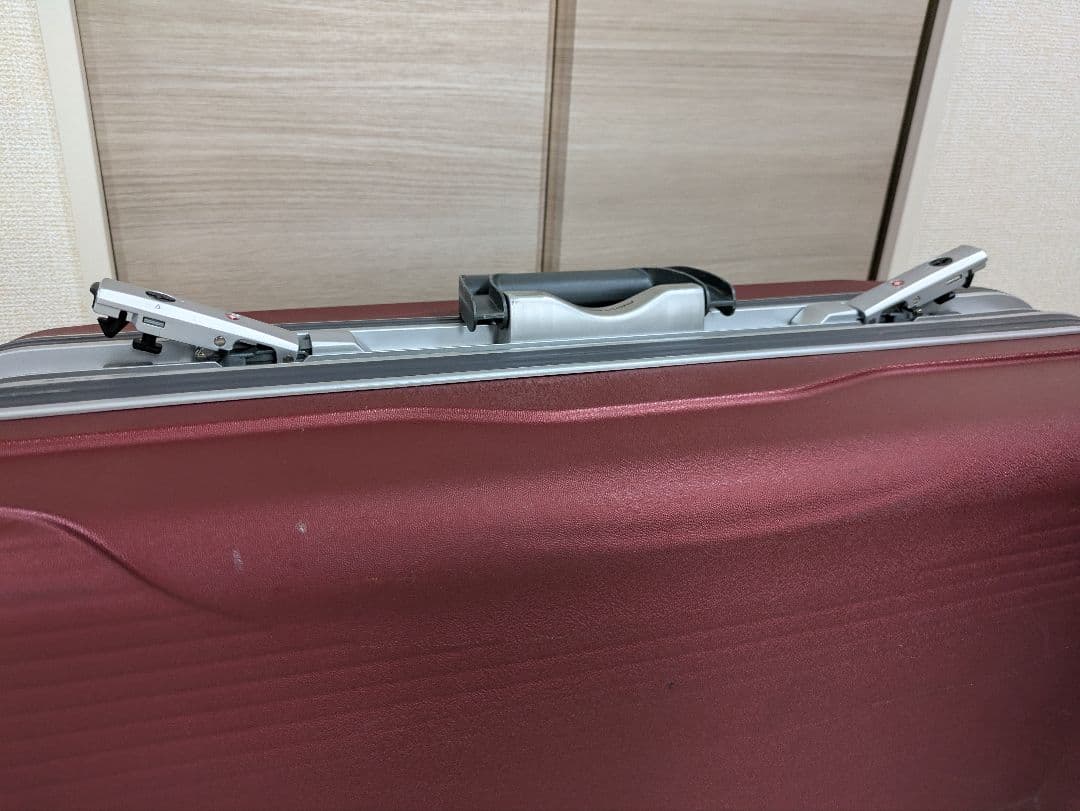 プロテカ　エキノックスライト　スーツケース　TSAロック　レッド　ハード系