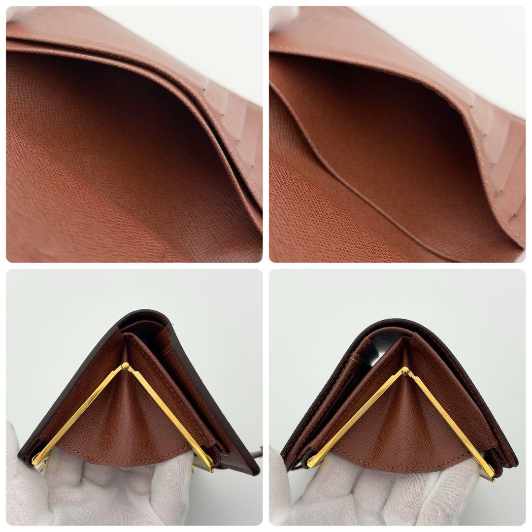 新型★ルイヴィトン ヴィエノワ モノグラム 二つ折り財布 がま口財布