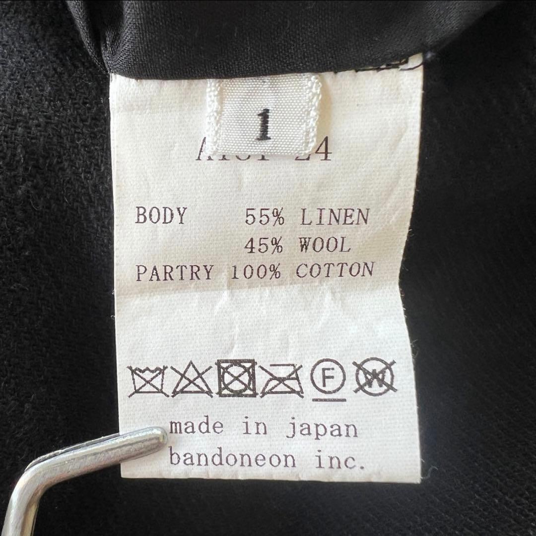 suzuki takayuki リネン ウール ラップワイドパンツ