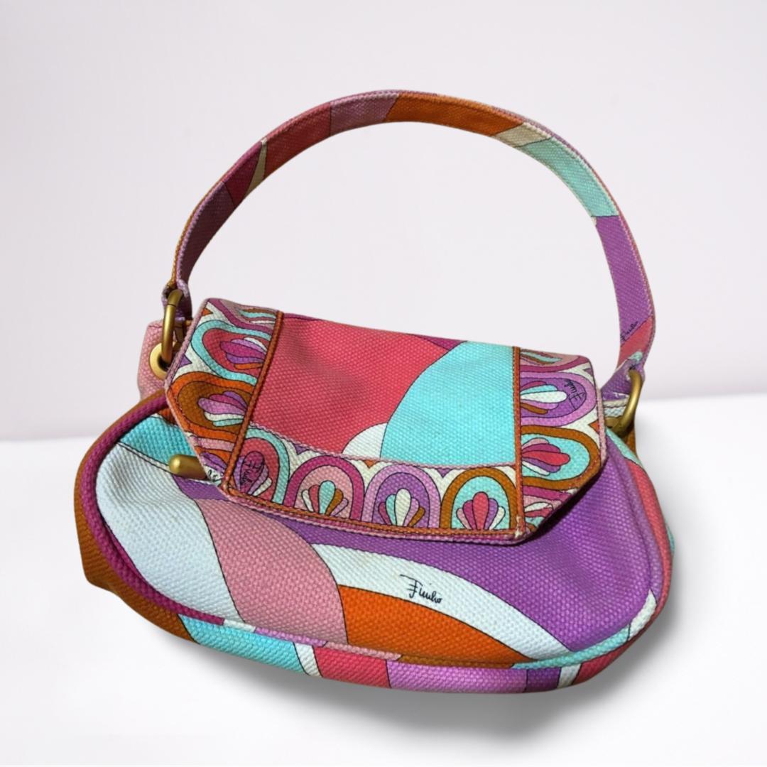 【エミリオプッチ】パリジェンヌ風ショルダーバッグ♪Emilio Pucci