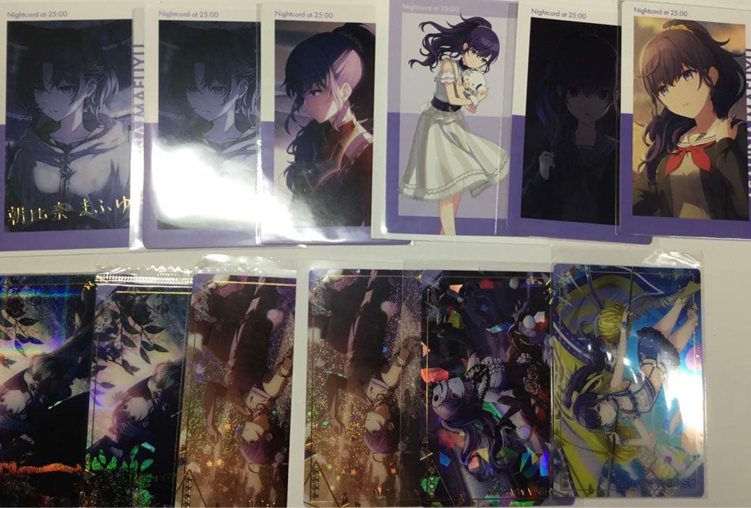 朝比奈まふゆ グリッター缶バッジ スクエア缶バッジ・カードセット